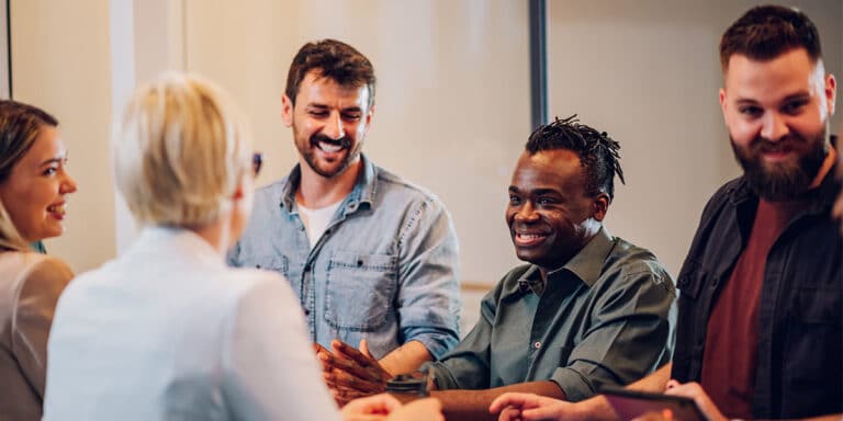 equipe unida planejamento